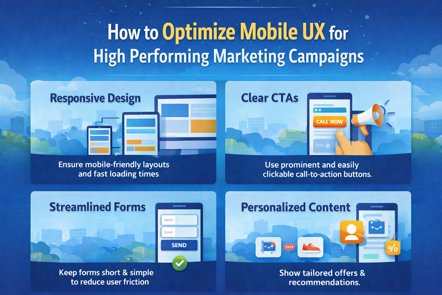 How to Optimize Mobile UX for High Performing Marketing Campaigns