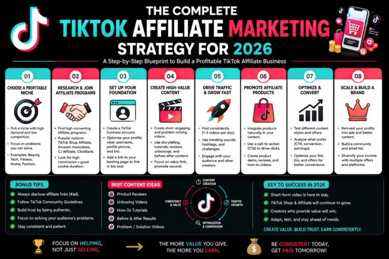 The Complete TikTok Affiliate Marketing Strategy for 2026